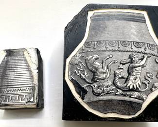 2 Vintage French Engraving Blocks By Fremy
Lot #: 136