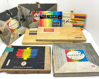 8 Boxes Of Vintage Pastels By Grumbacher, Nupastel, Cray-Pas, Sakura & More
Lot #: 149