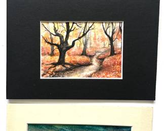 3 Original Miniature Paintings & Collage
Lot #: 139