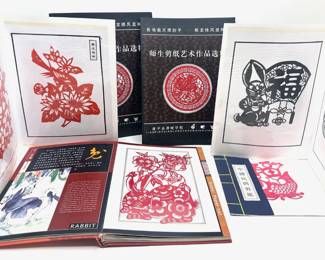 6 New Books Japanese Paper Cut Out Art, All Complete
Lot #: 25