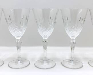 5 French Cristal D'Arques Crystal Wine Glasses In Original Box
Lot #: 72
