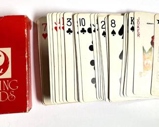 Vintage Mini Japan Air Lines JAL Playing Cards, Complete
Lot #: 148