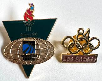 2 Olympics Pins: 1984 Los Angeles & 1996 Atlanta
Lot #: 135