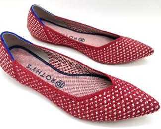 New Rothy's Apple Honeycomb Points Flats Shoes Never Worn (Size 10)
Lot #: 101