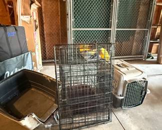 (LARGE CRATE SOLD) Pet crates