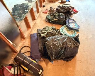 Camping, sporting goods