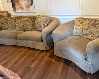 Couch & 2nd Swivel chair 