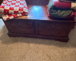 Antique trunk- needs to be refinished -$40