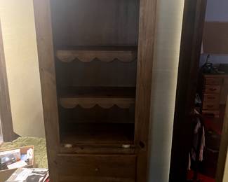 Wooden cabinet. 