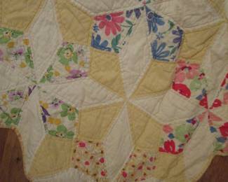 Antique hand stitched quilt