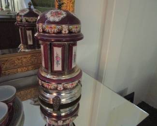 Antique Reuge Musical Cigarette Carousel