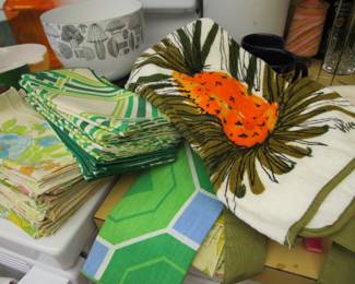 More 1960's towels, napkins