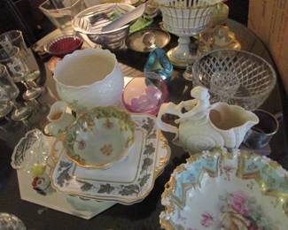 More china and glassware