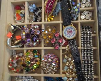 Some of the amazing vintage jewelry