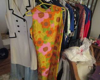 Lots of 1960's vintage clothing