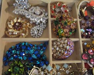 Some of the amazing vintage jewelry
