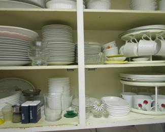 Tons of plates, china, dishware and more