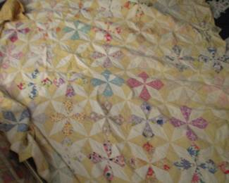Antique hand stitched quilt