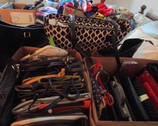 Tons of purses and wallets
