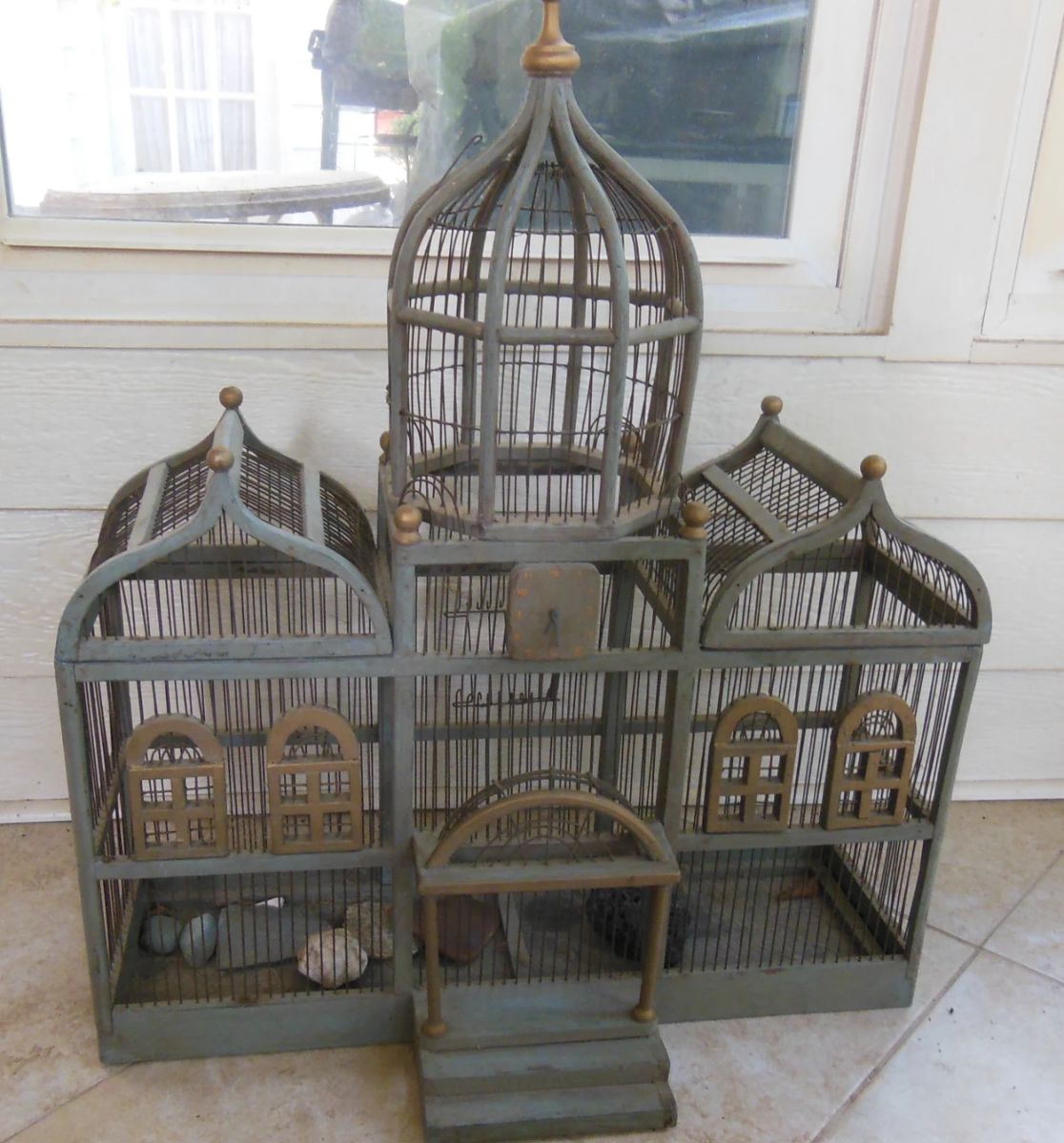 Victorian style bird cage