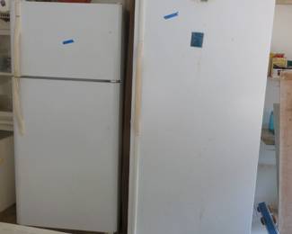 Kenmore freezer and fridge