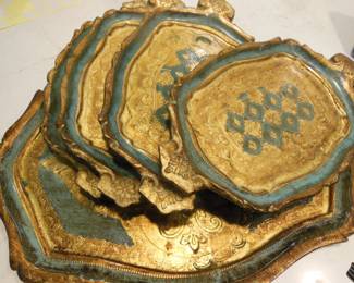 Hollywood Regency trays
