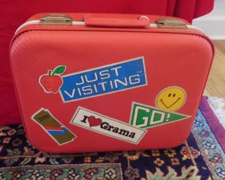 vintage childs suitcase