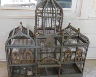 Victorian style bird cage