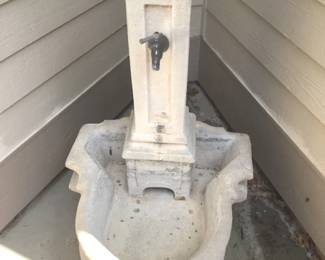 Concrete Garden Fountain