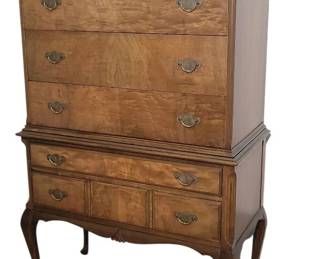 010 Vintage Queen Anne Tall Chest