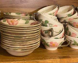 Lots of Franciscan Desert Rose Dinnerware