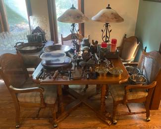 Oak Table and Chairs