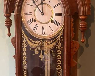 Ornate Wooden Wall Clock