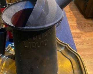 Old Galvanized Oil Can