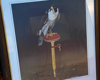 Merle Weygandt "Falconry the Sport of Royalty" Signed and Numbered Print