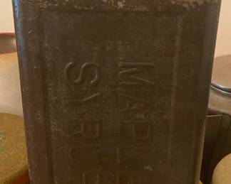 Old Maple Syrup Can
