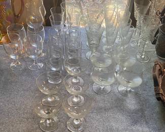 Assorted Stemware