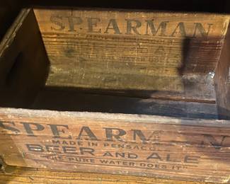 Old Spearman Beer and Ale Crate