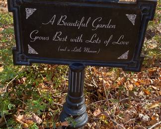 Cast Iron Garden Marker