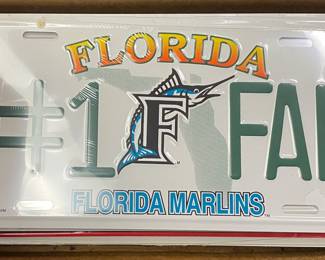 Florida Marlins Plate