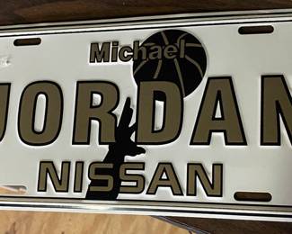 Michael Jordan Nissan Plate