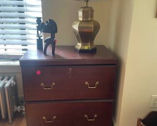 Wood Lockable File Cabinet