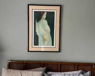 Alian Bonnefoit Print , signed 