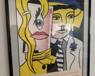 Lichenstein's Stepping Out = crated for the Metropolitan Museum of Art.  , 1986 