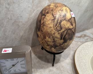 Decorated Ostrich Egg 