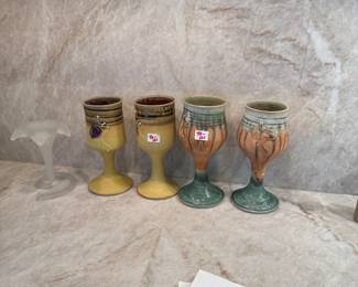 Pottery Goblets 