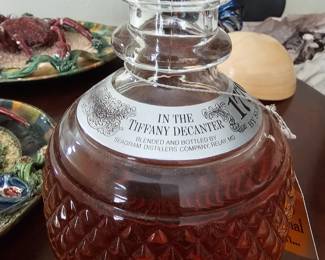 Seagrams 1776 Whiskey  in the Tiffany Decanter  Rare 