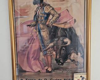1964 Sevilla Bullfighting Poster 