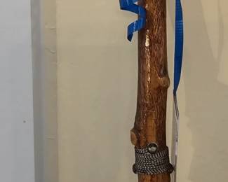 Carved Alligator walking Cane