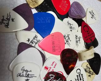 Vintage selection of Guitar Picks